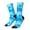 2 Black-2, variant on Blue Shell Pattern Sport Socks for Women and Men Crew Socks Sporty Calf Socks Casual Socks