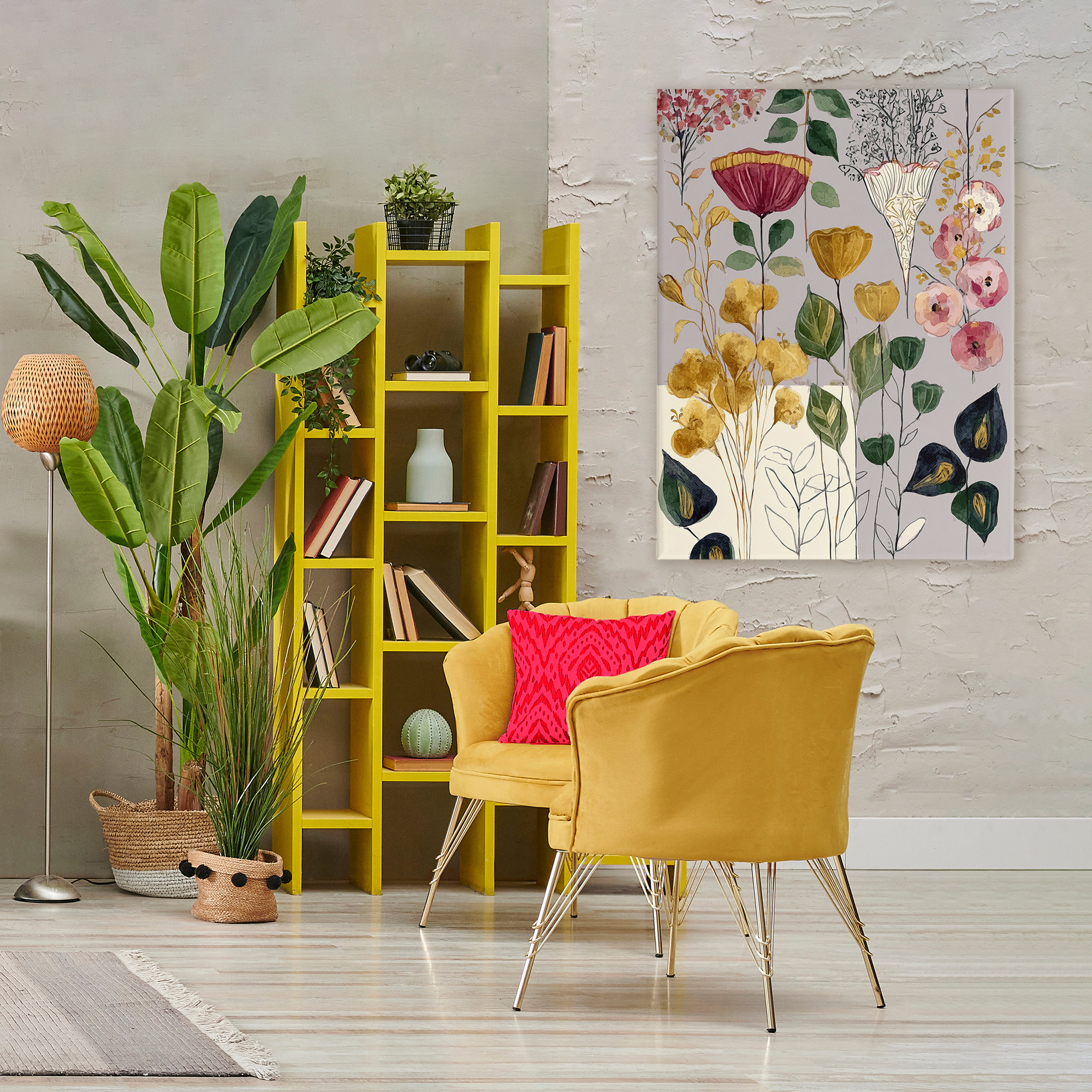 Playful Assumptions Foliage Canvas Wall Art, design by Annabelle Hall