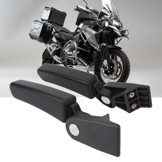 Reposabrazos Del Pasajero De La Caja Trasera De La Motocicleta, Caja Superior Plegable Trasera Pasamanos Seguridad Mejorada Fácil Instalación 1 Par Durable Para Caja Trasera De