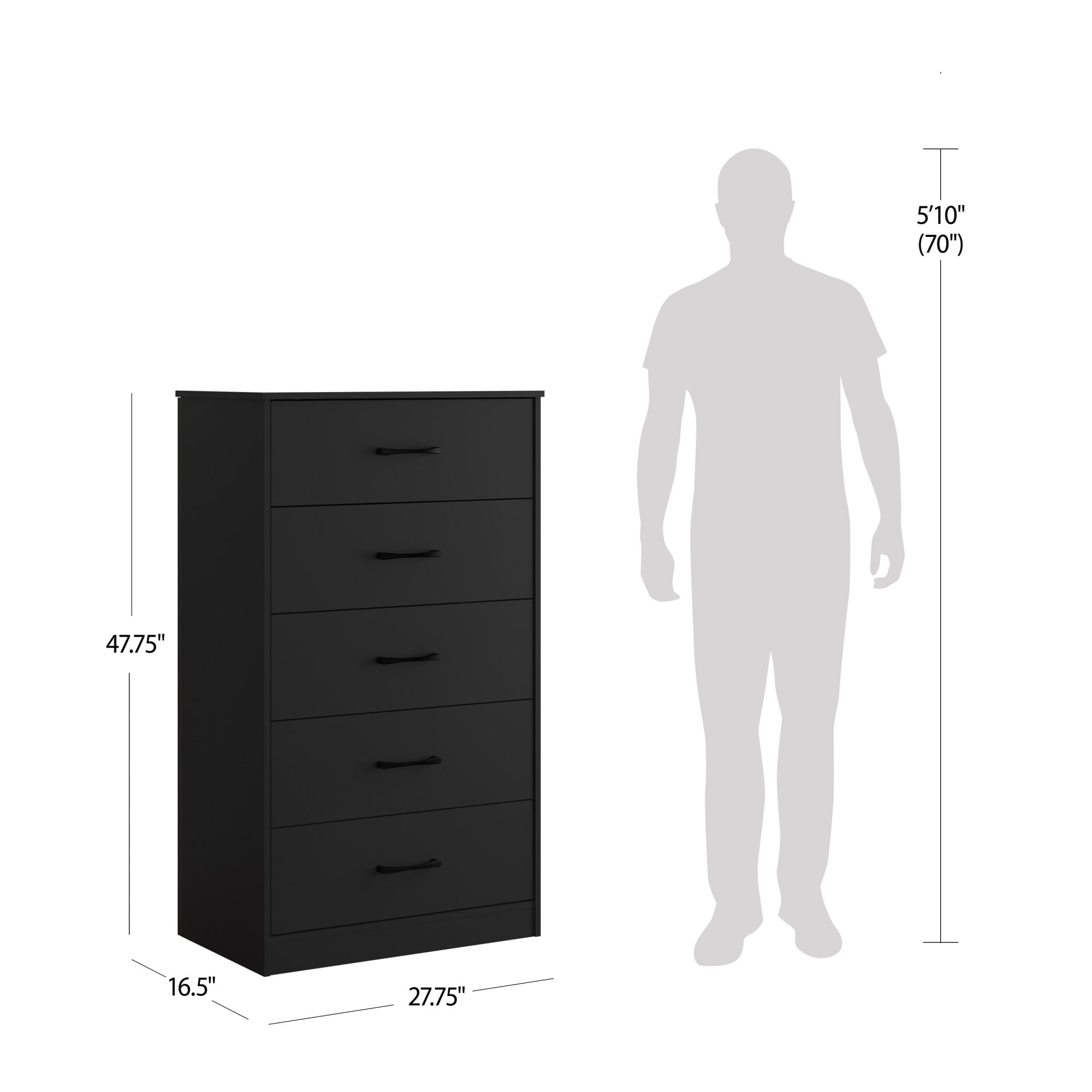 Mainstays 5-Drawer Dresser - Dressers for furniture retail