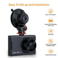 thumbnail image 5 of NEXPOW Dash Cam Front and Rear, 1080P Full HD Dash Camera, Dashcam with Night Vision, Car Camera with 3-inch LCD Display, Parking Mode, G-Sensor, Loop Recording, WDR, 5 of 9