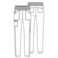 thumbnail image 7 of Cherokee Workwear Revolution Women's Scrubs Pant Natural Rise Jogger WW011, 7 of 7