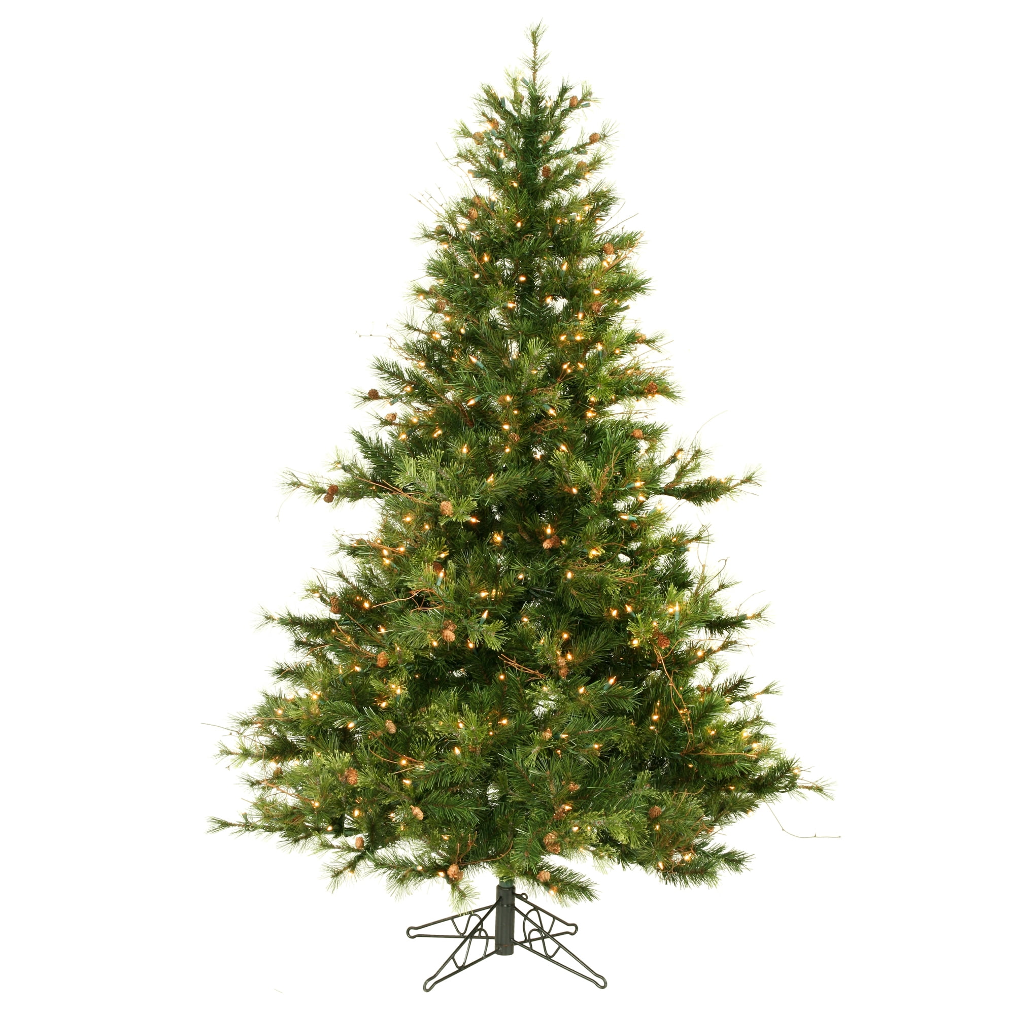 Vickerman PreLit 6.5' Mixed Country Artificial Christmas Tree, Dura