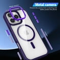 thumbnail image 4 of ELEHOLD for iPhone 15 Pro Clear Case, Compatible with Mag Safe Accessory Military-Grade Drop Protection Slim Clear Rugged Shockproof Case for iPhone 15 Pro,Orange, 4 of 5