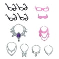 thumbnail image 6 of A-Waroom 32PC/Set Doll Accessories for 12 Inch Dolls,10 Fashion Dresses,5 Pair Shoes,6 Necklaces,6 Crowns,2 Glasses, 6 of 6
