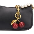 thumbnail image 2 of UTAH-Cherry Bag Charm, Cherry Keychain Accessory Purse Charm, 2 of 4