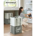 thumbnail image 2 of SONGMICS Cesto de Ropa Sucia Grande 90L Juego de 2 Plegable Doble Asa, 2 of 7