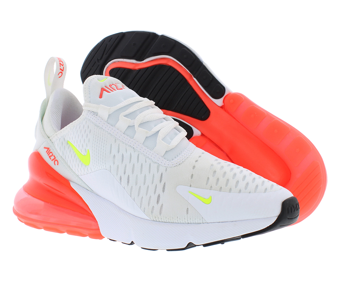 nike 270 womens white orange