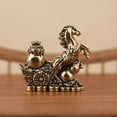 thumbnail image 5 of Small Vintage Alloy Horse Statue - Equestrian Figurine for Home and Office Decor, Elegant Tabletop Ornament and Collectible, 5 of 6