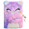 thumbnail image 1 of Miangastore Diary for Girls Plush Secret Diary Diary with Lock Adorable Writing Notebook for Girl, 1 of 8