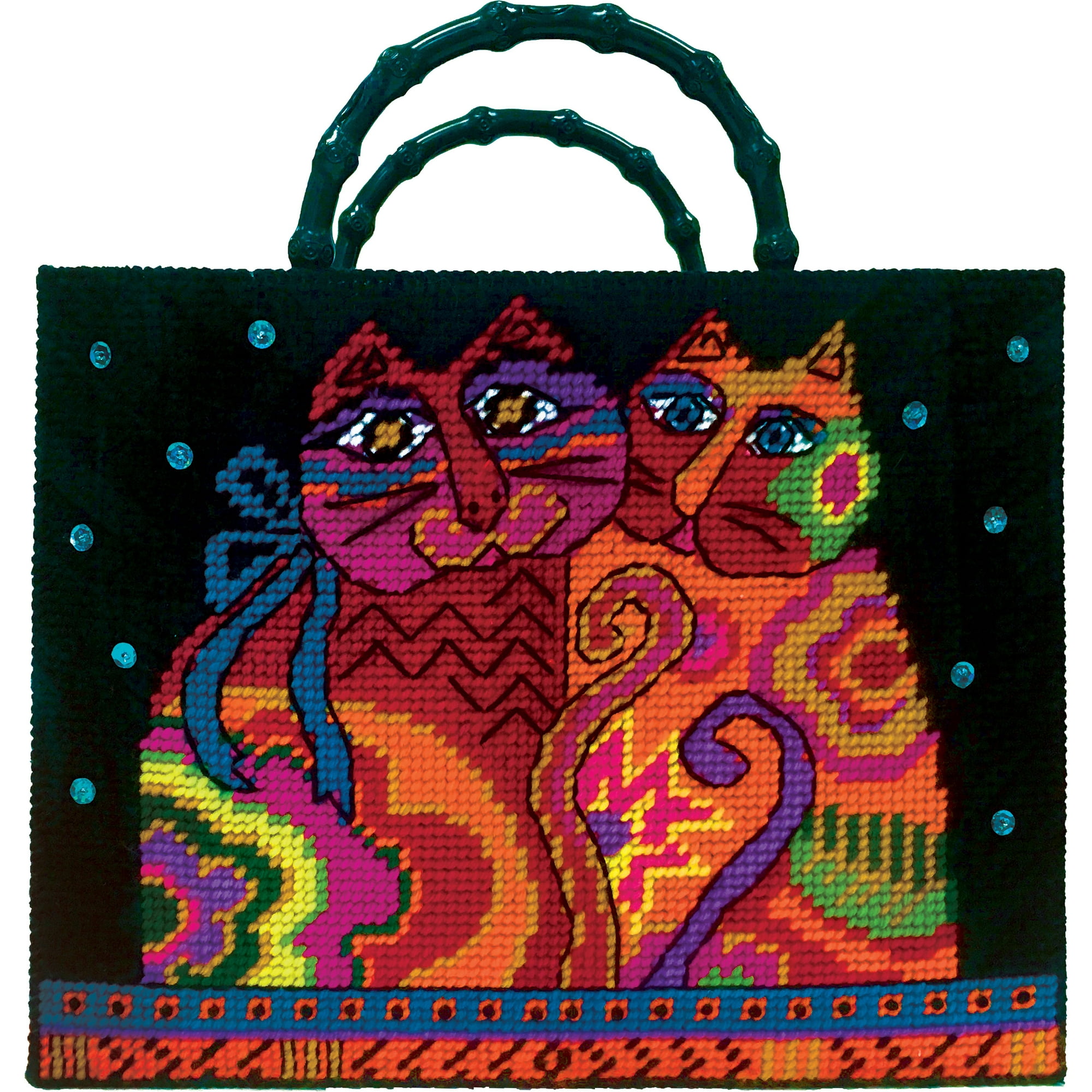 Plastic canvas tote bag kits sale