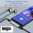 thumbnail image 2 of Adaptador para auriculares, 2 en 1 USB C a conector para auriculares de 3,5 mm HiFi DAC con adaptador de dongle de carga rápida de 27 W, 2 of 5