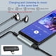 thumbnail image 2 of Adaptador para auriculares, 2 en 1 USB C a conector para auriculares de 3,5 mm HiFi DAC con adaptador de dongle de carga rápida de 27 W, 2 of 5