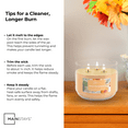thumbnail image 5 of Mainstays 3-Wick Scented Glass Jar Candle, Citrus Champagne, 11.5oz., 5 of 9