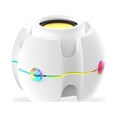 thumbnail image 1 of Sidaley Altavoz ABS compatible con Bluetooth, 800mAh, 1000mV, 86dB, Subwoofer extraíble recargable, caja de sonido RGB, reproductor de música Cables de audio/vídeo blanco, 1 of 6