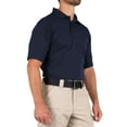 thumbnail image 6 of First Tactical FT-112509-729-S Men Performance Short Sleeve Polo Shirt, Midnight Navy - Small, 6 of 6