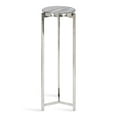 thumbnail image 1 of Kate and Laurel Aguilar Glam Drink Table, 8x8x23, Silver, 1 of 5