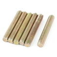 thumbnail image 1 of Unique Bargains 1mm Pitch M6 x 40mm Full Threaded Rod Bar Bronze Tone 6 Pcs, 1 of 2