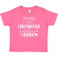 thumbnail image 3 of Inktastic My Dad is a Firefighter and a Hero Boys or Girls Baby T-Shirt, 3 of 5