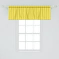 thumbnail image 2 of Ambesonne Yellow Chevron Valance Pack of 2, Vertical Retro, 54"X18", Avocado Green Yellow, 2 of 3