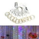 thumbnail image 4 of Luces de cortina Hermosas luces de colores Luces de hadas LED flexibles con control remoto para decoración de ventanas, fiestas, lámpara de cortina de alambre de cobre, 4 of 10