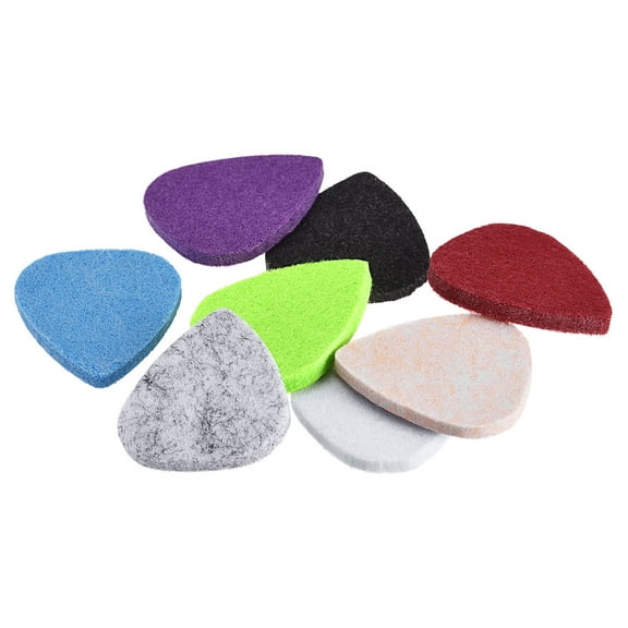 Felt Guitar Picks Guitar Accessories 3mm Thickness Multi-Color Pack of 8
