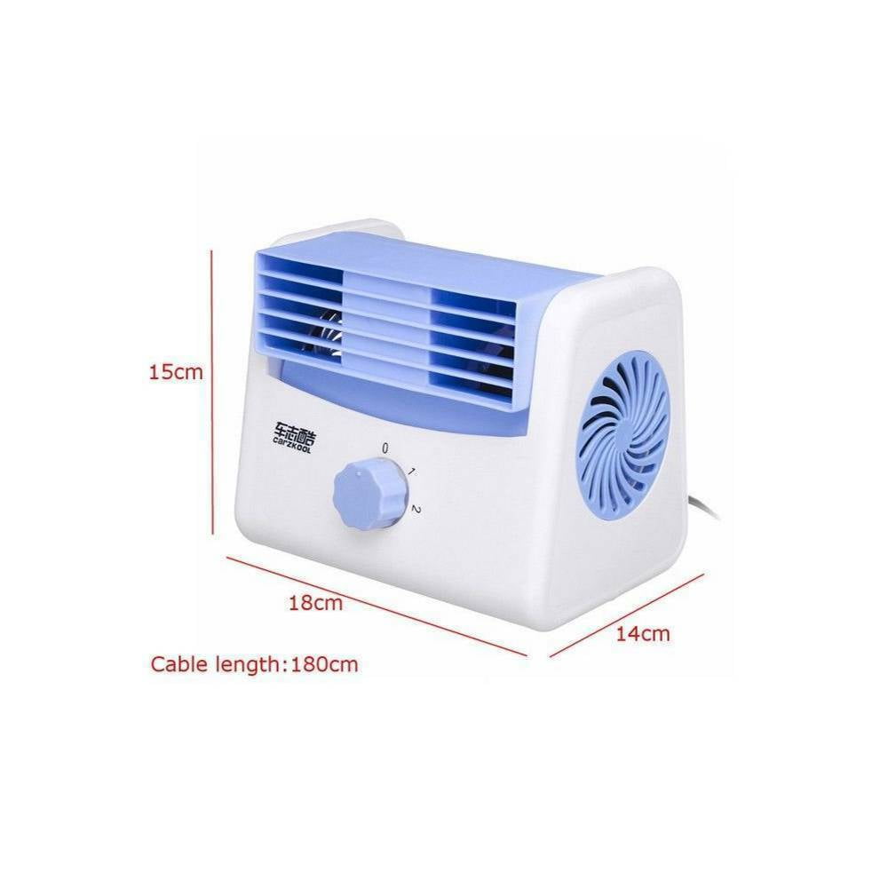 YUACY Car Cooling Bladeless Fan Portable AC and DC Vehicle Fan Mini Car Air Conditioner Low Noise Adjustable Dual Head Automobile Fan Cooler Water Ice Evaporative Cooling Fans Color : 12V YUACY Car Cooling Bladeless Fan Portable AC and DC Vehicle Fan Mini Car Air Conditioner Low Noise Adjustable Dual Head Automobile Fan Cooler Water Ice Evaporative Cooling Fans Color : 12V