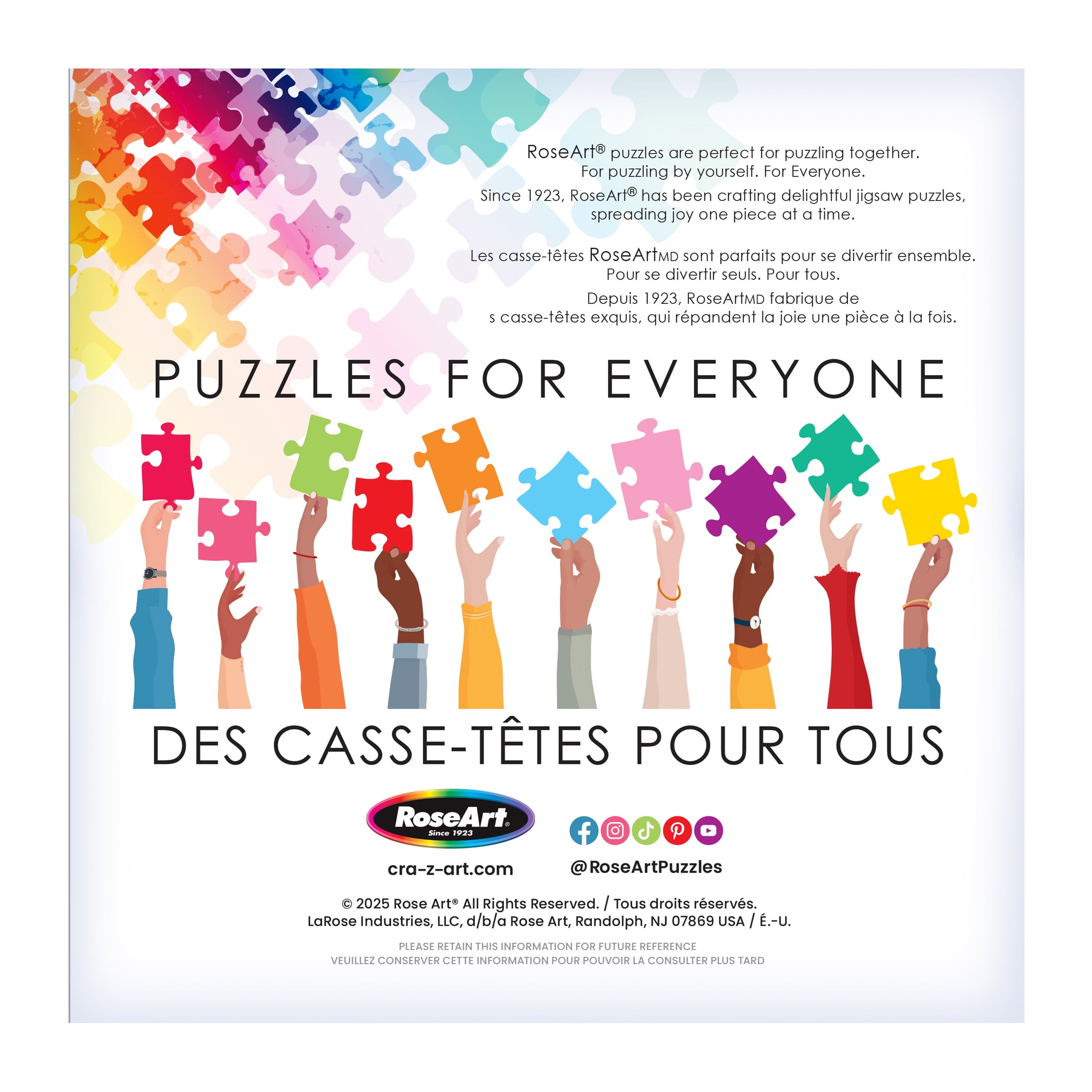 RoseArt - Illustrations modernes 300 pièces - Nashville- Puzzle emboîtable pour adulte