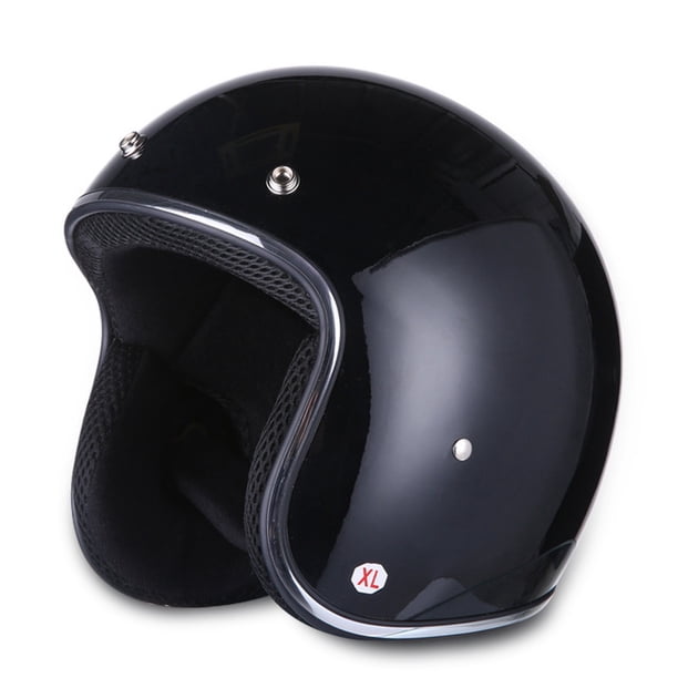 Volkmi Genuine AMZ retro Harley helmet motorcycle motorcycle electric car four seasons helmet Moyou outdoor safety riding helmet bright black L - Walmart.ca Volkmi Genuine AMZ retro Harley helmet motorcycle motorcycle electric car four seasons helmet Moyou outdoor safety riding helmet bright black L - Walmart.ca