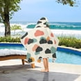 thumbnail image 3 of Yayeee Kids Hooded Towel with Hand Pockets Beach Soft Absorbent Bath Wrap 50 x 23.5 inch, Simple Clouds, 3 of 5