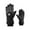 Black, variant on Lunxisen 2 Pcs Winter Gloves Women Men, Thermal Ski Gloves for Cold Weather with Warm, Waterproof, Touchscreen for Running, Skiing
