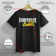 thumbnail image 3 of Boy's Fortnite Peel Yourself Logo Graphic Tee Black Medium, 3 of 10