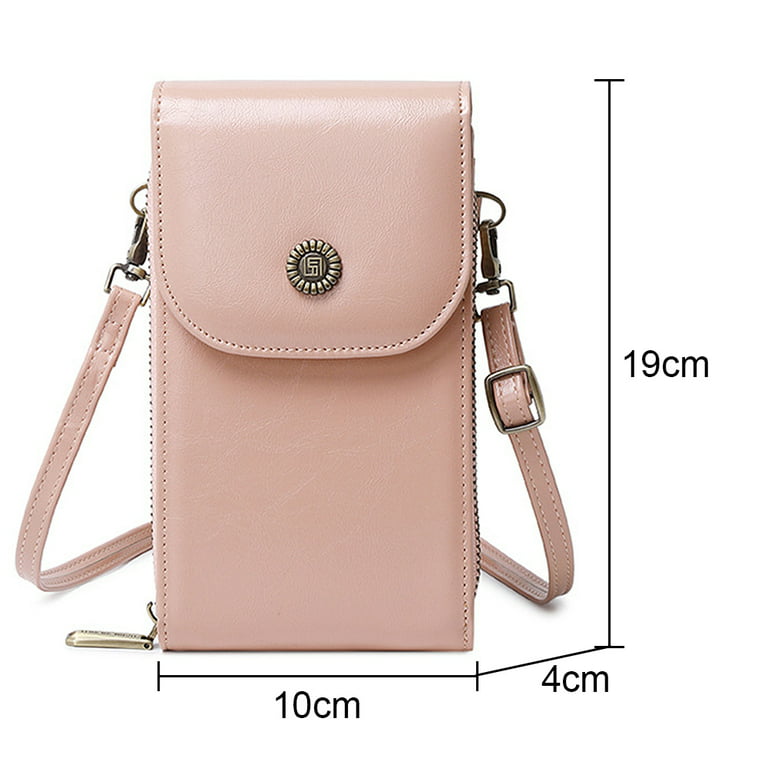 Small Crossbody Bags Purses for Women, Crossbody Handbags Cell Phone Wallet  Travel Purse, Shoulder Bag,Pink,Pink，G109078 