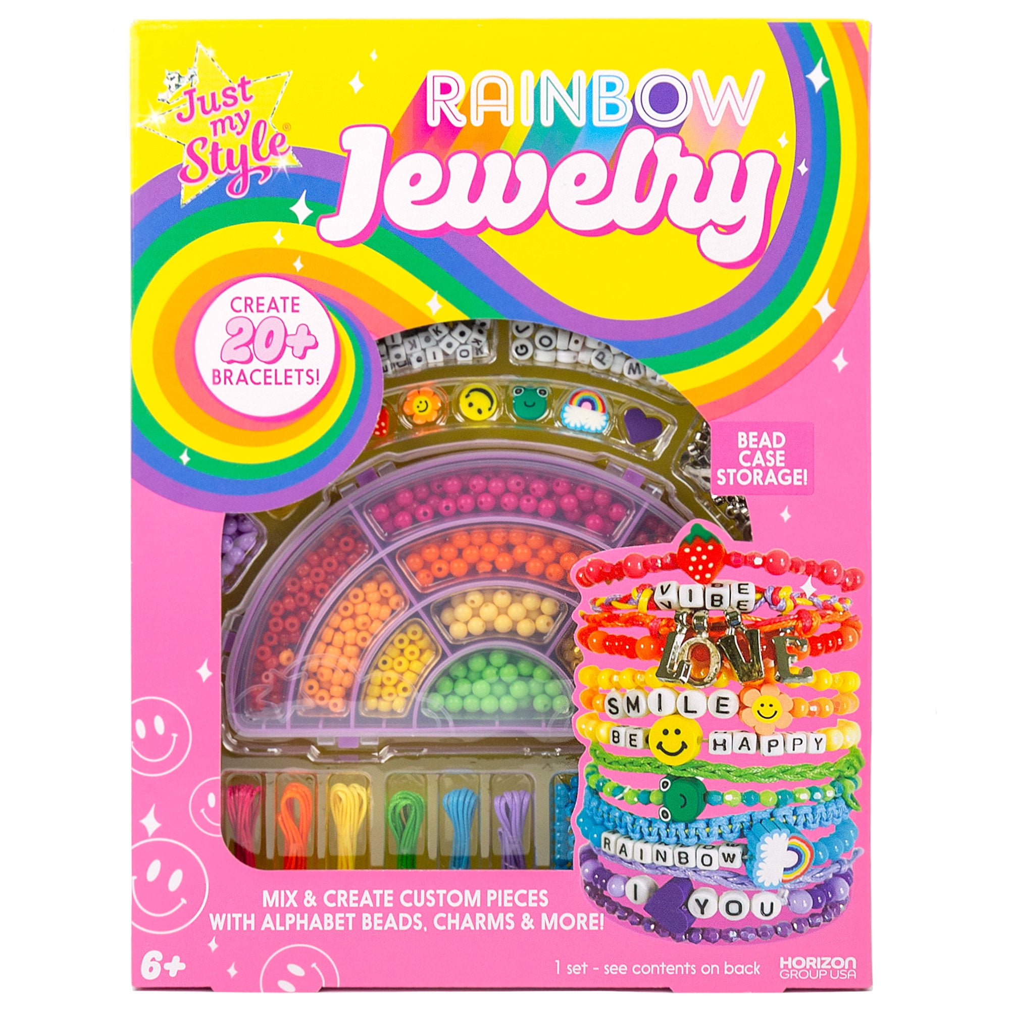 Just My Style Unicorn Friendship Bracelet Kit for Kids Ages 6+