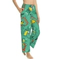 thumbnail image 2 of Bingfone Pajamas For Women,Funny Animals In Jungle Pajama Pants With Pockets-Large, 2 of 9