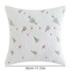 thumbnail image 5 of ¡Compra y Ahorra!, Funda de almohada con bordado de árbol de Navidad Funda de almohada con bordado de copo de nieve Decoración navideña Akmoler, 5 of 8