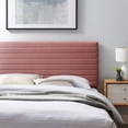 thumbnail image 6 of Tufted Headboard, King and CA King Size, Pink, Velvet, Mid Century Bedroom, Modern Contemporary Boutique HB35669, 6 of 7