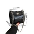 thumbnail image 3 of Women Shoulder Bag Chain Bag Crossbody Bag Ladies Handbag Messenger Bag, 3 of 7