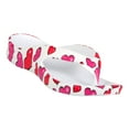 thumbnail image 1 of Toddlers' Dawgs Flip Flops Hearts Size 8, 1 of 1