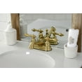 thumbnail image 2 of Kingston Brass KS3607AL 4 in. Centerset Bathroom Faucet, Brushed Brass, 2 of 5