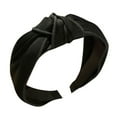 thumbnail image 2 of MRULIC headbands for women Women's Headband Fabric Hairband Head Wrap Hair Band Accessories Black + One size, 2 of 2