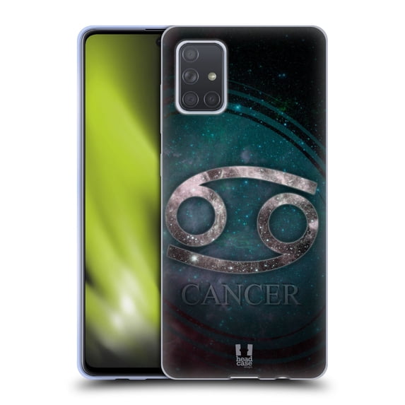 Head Case Designs Nebula Zodiac Symbols Cancer Soft Gel Case Compatible with Samsung Galaxy A71 (2019)
