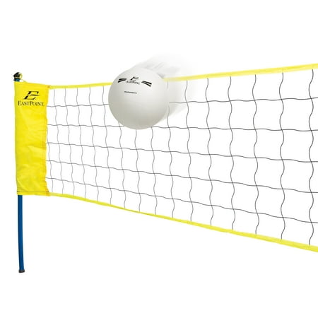 EastPoint Sports Easy Up Volleyball Set; Includes Ball, Pump, Stakes and Carry Bag