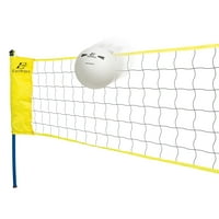 EastPoint Sports Easy Up Volleyball Set Includes Ball, Pump, Stakes and Carry Bag