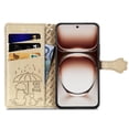 thumbnail image 4 of Funda Cartera FOXDOCK para OPPO Reno 12 , Flip PU con Relieve de Gatos y Perros, Tarjetero y Soporte, 4 of 6