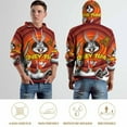 thumbnail image 3 of Looney Tunes Cartoons Hoodie 3D Print Pullover Hooded Long Sleeve Sweatshirts Tops Blouse with Pocket for Mens Womens, 3 of 7