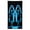 #A, variant on Halloween Creepy Ghost Girl Door Cover Banner, Spooky Candle‑Holding Specter Hanging Backdrop for Front Door Porch Wall Haunted House Halloween Party Decor