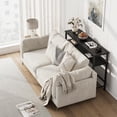thumbnail image 3 of AKDSteel Sunvasagoo Sofa Table, 39.3" Rustic Sofa Table with Adjustable Shelf, 2 Tier Skinny Console Table, for Hallway Bedroom Living Room Foyer, 3 of 7