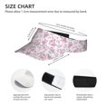 thumbnail image 3 of Balery Rose Flowers Sport Wear Athletic Visor Sun Sports Visor Hat Visor Adjustable Cap for Women and Men (One Size), 3 of 7