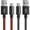 Black-Red, variant on 2 Pack 10ft PS4 Controller Charging Cable,Micro USB Braided Cord Compatible with PS 4 DualShock 4, PS4 Slim/Pro, Xbox One S/X, Android Phones, Kindle, Black & Blue